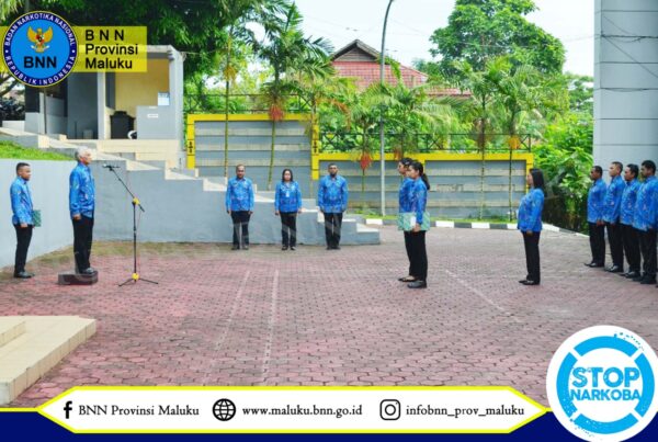 Upacara Hari Pahlawan di BNNP Maluku, Khidmat; “Jadilah Pahlawan Masa Kini