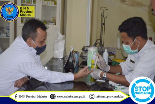 LAKUKAN SCREENING, BNNP MALUKU DETEKSI DINI COVID-19
