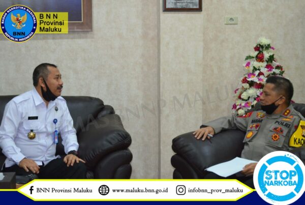 KEPALA BNNP MALUKU SAMBANGI KAPOLDA