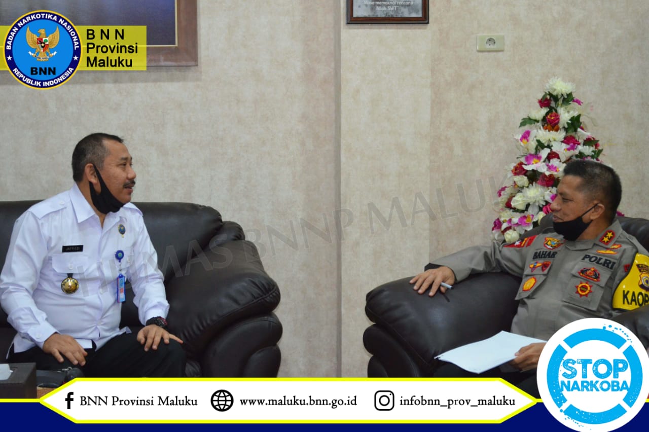 KEPALA BNNP MALUKU SAMBANGI KAPOLDA KEPALA BNNP MALUKU SAMBANGI KAPOLDA