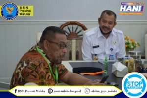 TEMUI GUBERNUR, KEPALA BNN PROVINSI MALUKU BAHAS HANI