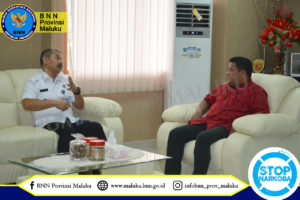 JALIN SINERGITAS, DPRD DUKUNG BNN PROVINSI MALUKU BERANTAS NARKOBA