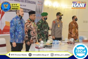 BERSAMA FORKOPIMDA, KEPALA BNNP MALUKU IKUTI ACARA PERINGATAN HANI