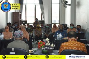 KEPALA BNNP MALUKU TATAP MUKA PEGAWAI BNN KOTA TUAL