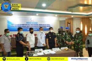 SALING BERSINERGI, PENYELUNDUPAN NARKOBA DI PROVINSI MALUKU DIGAGALKAN