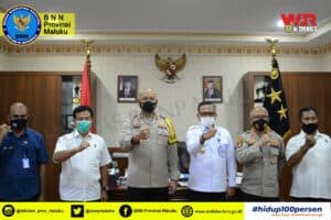 KUNKER KEPALA BNNP MALUKU KE LANTAMAL IX AMBON
