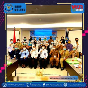 KEPALA BNN PROVINSI MALUKU BUKA KEGIATAN PENINGKATAN KOMPETENSI PETUGAS REHABILITASI KURIKULUM 5 TAHUN 2021