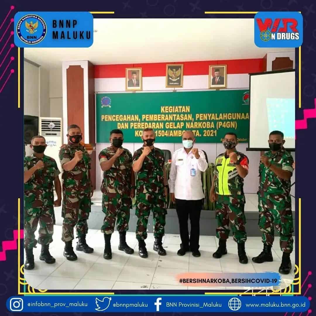 SOSIALISASI P4GN & TES URINE NARKOBA BAGI PERSONEL KODIM 1504/PATTIMURA SOSIALISASI P4GN & TES URINE NARKOBA BAGI PERSONEL KODIM 1504/PATTIMURA