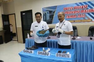 Press Realese Pengungkapan Kasus Tindak Pidana Narkotika BNNP Maluku