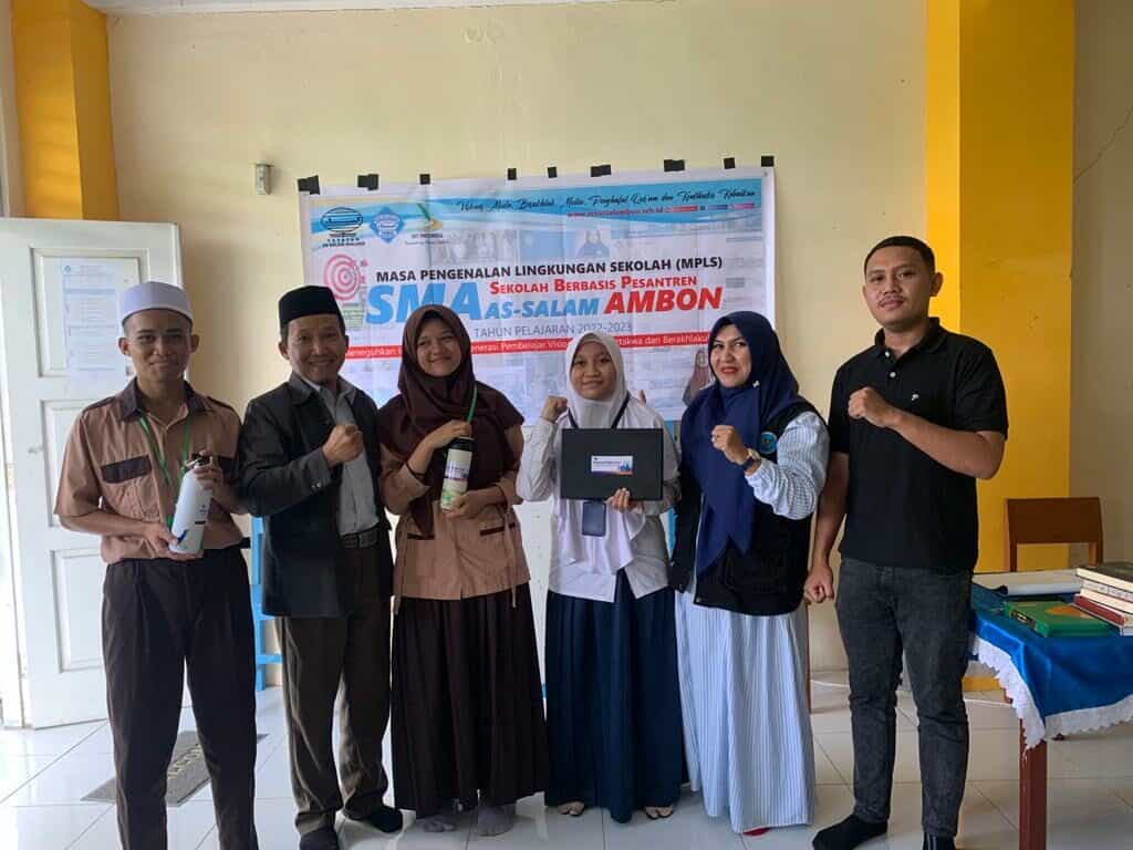 Diseminasi Informasi dan Edukasi P4GN di sekolah dalam rangka Masa Penutupan Pengenalan Lingkungan Sekolah (MPLS) di lingkungan SMA As-Salam Ambon. Diseminasi Informasi dan Edukasi P4GN di sekolah dalam rangka Masa Penutupan Pengenalan Lingkungan Sekolah (MPLS) di lingkungan SMA As-Salam Ambon.