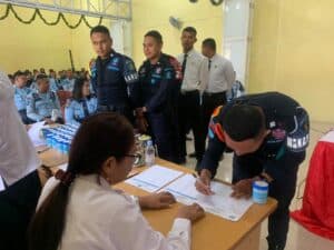 AWALI TAHUN 2023 LPKA KELAS II AMBON LAKUKAN TES URIN TERHADAP PERSONEL DAN WARGA BINAAN