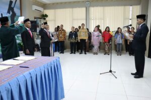 KEPALA BNNP MALUKU LANTIK PEJABAT STRUKTURAL