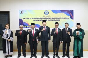 KEPALA BNNP MALUKU LANTIK PEJABAT STRUKTURAL