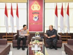PERERAT SILATURAHMI KEPALA BNNP MALUKU KUNJUNGI POLDA MALUKU