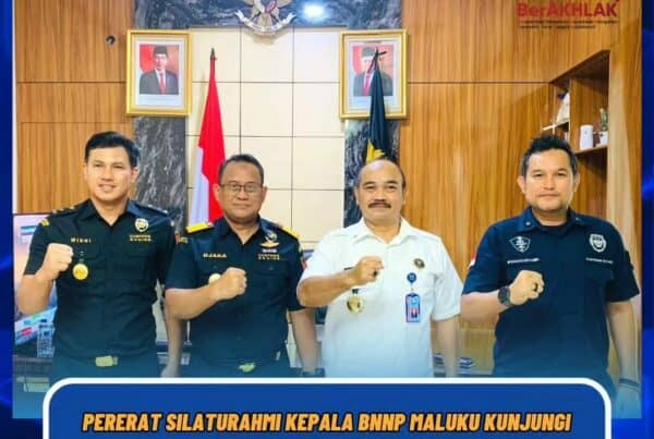 Kunjungan Kerja Kepala BNN Provinsi Maluku di Kantor Wilayah Direktorat Jenderal Bea & Cukai Maluku