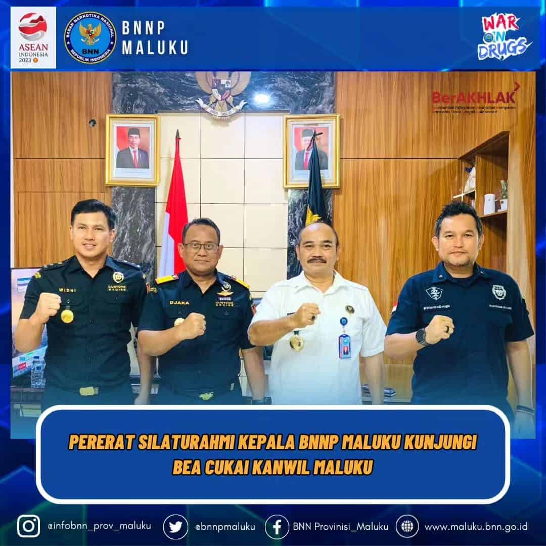 Kunjungan Kerja Kepala BNN Provinsi Maluku di Kantor Wilayah Direktorat Jenderal Bea & Cukai Maluku Kunjungan Kerja Kepala BNN Provinsi Maluku di Kantor Wilayah Direktorat Jenderal Bea & Cukai Maluku