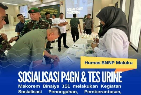 Sosialisasi Pencegahan, Pemberantasan, Penyalahgunaan dan Peredaran Gelap Narkoba (P4GN).