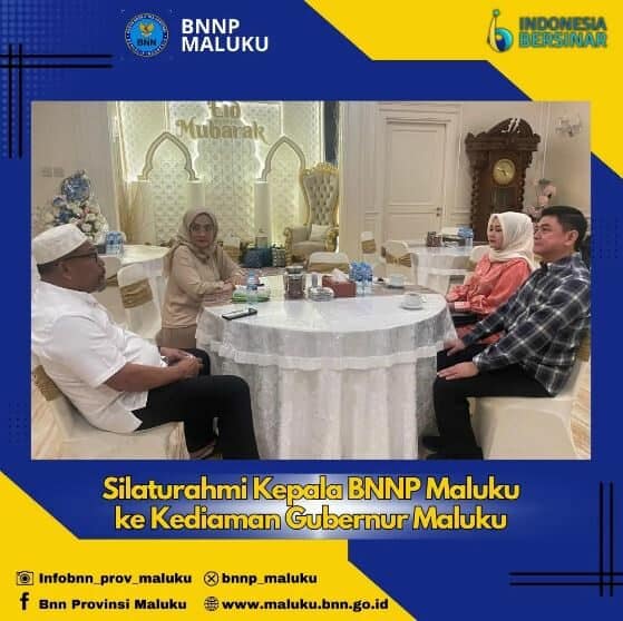 SILATURAHMI KEPALA BNNP MALUKU KE KEDIAMAN GUBERNUR MALUKU Konsep Otomatis