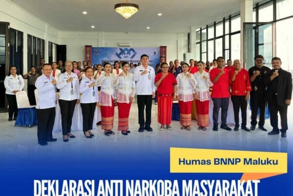 DEKLARASI ANTI NARKOBA MASYARAKAT PESISIR DALAM RANGKA HANI 2024