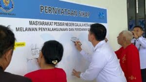 DEKLARASI ANTI NARKOBA MASYARAKAT PESISIR DALAM RANGKA HANI 2024