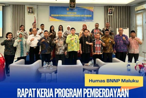 RAPAT KERJA PROGRAM PEMBERDAYAAN MASYARAKAT ANTI NARKOBA