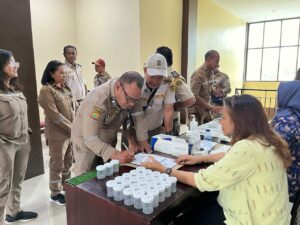 Sosialisasi P4GN dan Tes Urin Balai Karantina Hewan, Ikan dan Tumbuhan.