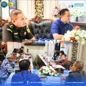 RAPAT KOORDINASI PERSIAPAN PEMBANGUNAN RUMAH REHABILITASI BAGI PENYALAHGUNAAN NARKOTIKA DI PROVINSI MALUKU.