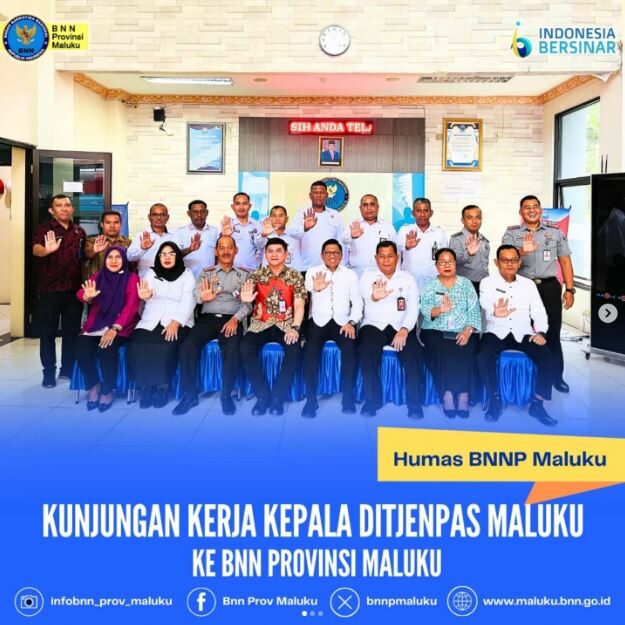 KUNJUNGAN KERJA DITJENPAS DAN KEPALA UPT KE BNNP MALUKU KUNJUNGAN KERJA DITJENPAS DAN KEPALA UPT KE BNNP MALUKU