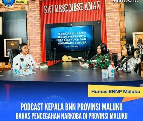 PODCAST, KEPALA BNN PROVINSI MALUKU, “BAHAS PENCEGAHAN NARKOBA DI PROVINSI MALUKU”