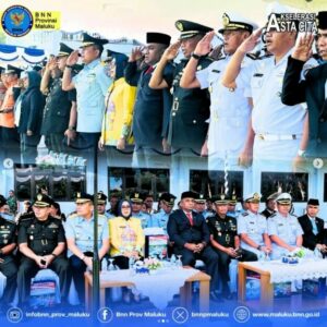 UPACARA SERAH TERIMA JABATAN KOMANDAN LANUD PATTIMURA